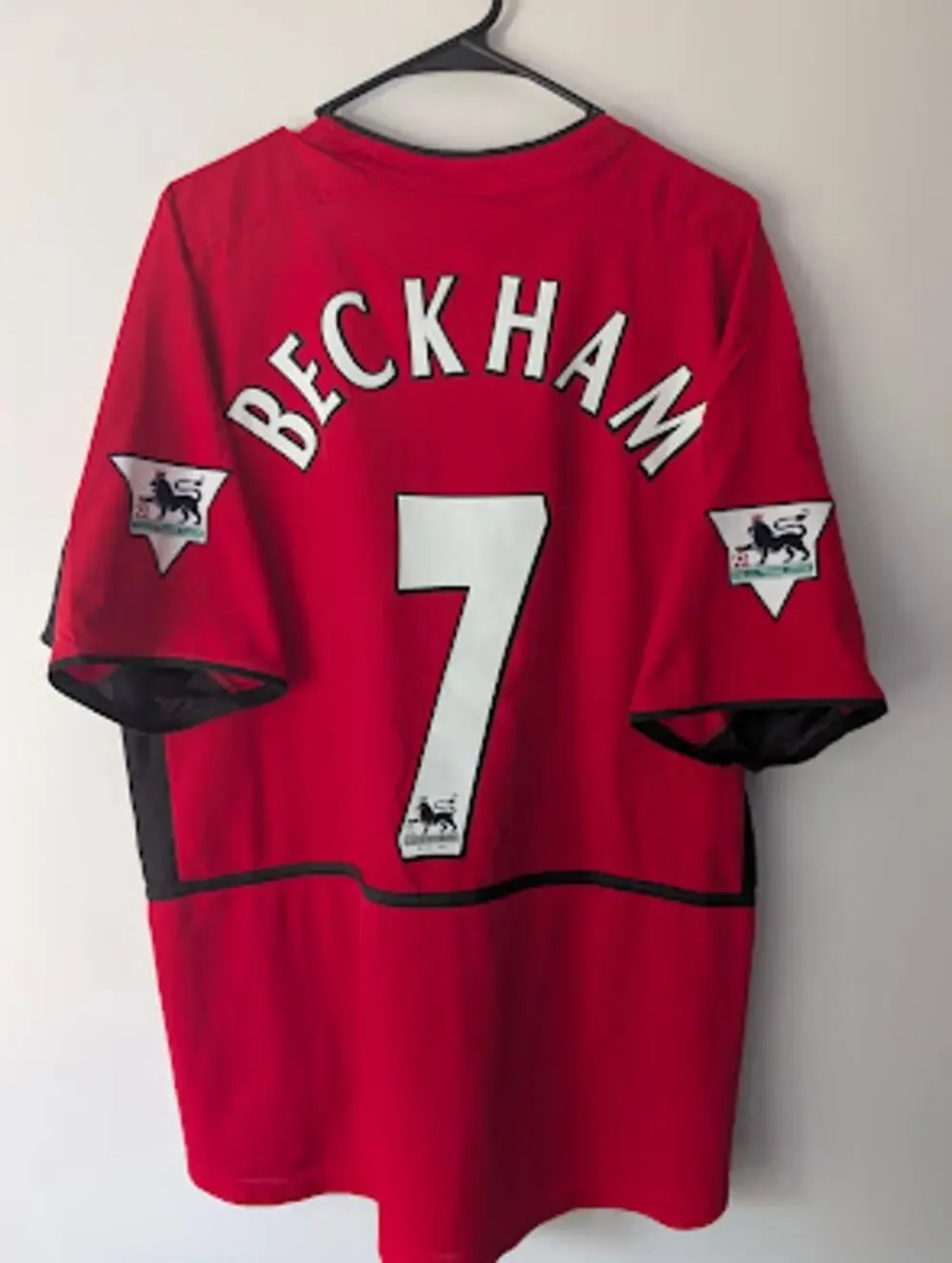 Manchester United Beckham Home Jersey XXL EPL